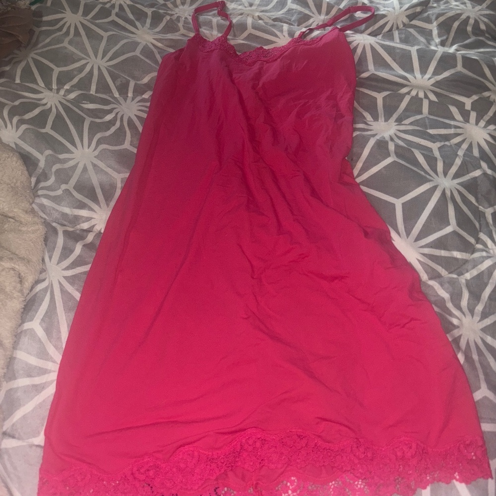 skims slip dress.